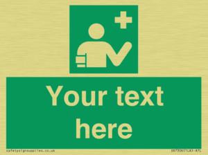 Custom Safe Condition First aid responder